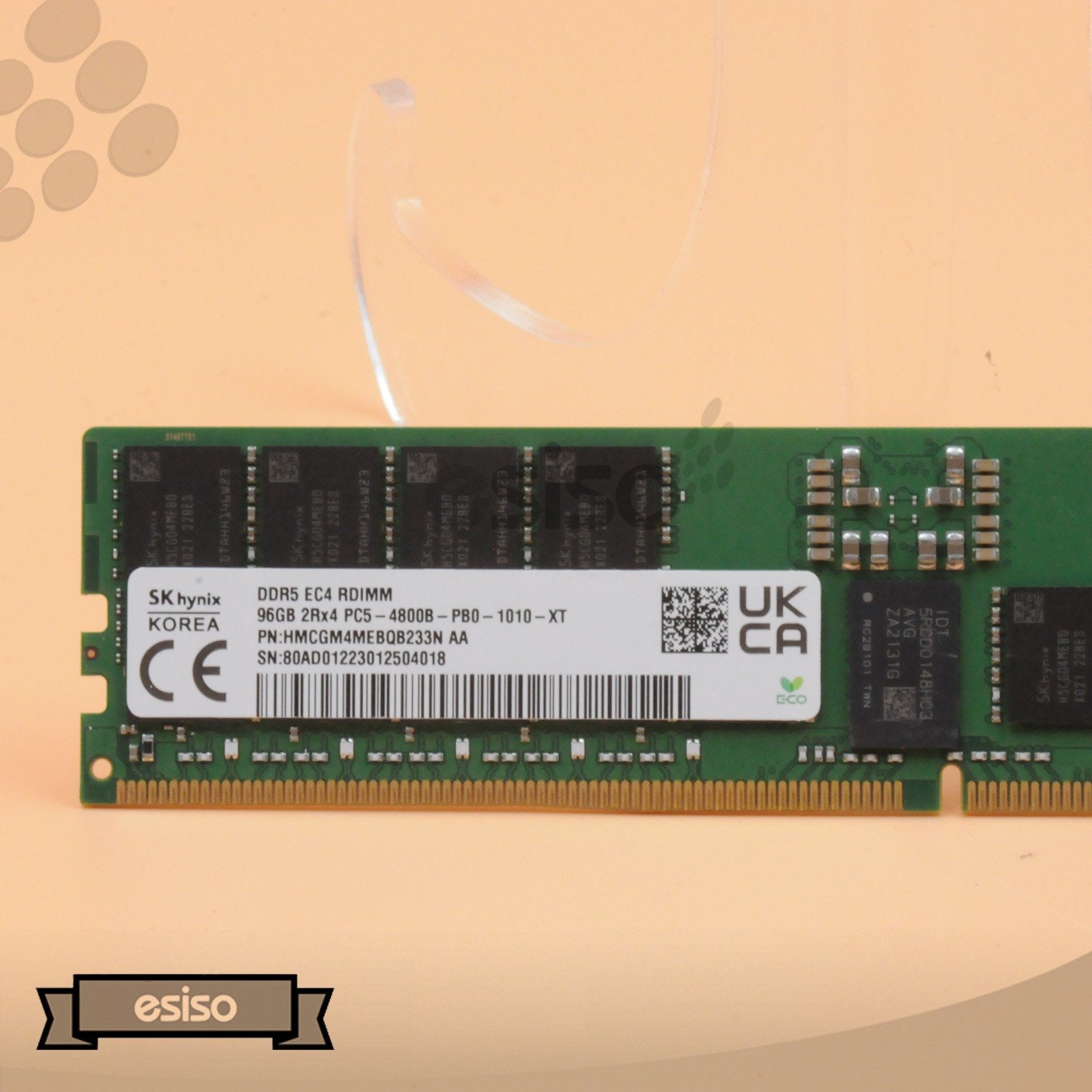 HMCGM4MEBQB233N HYNIX 96GB 2RX4 PC5-4800B DDR5 EC4 MEMORY RDIMM (1x96GB)