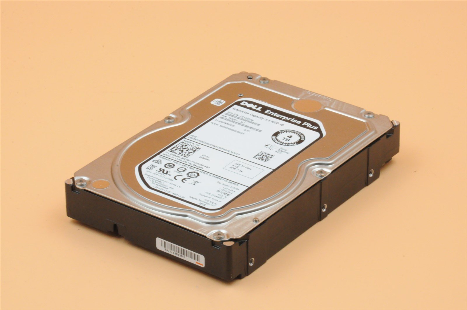 V9M9K 0V9M9K ST4000NM0025 DELL 4TB 7.2K 12G LFF 3.5" SAS ENTERPRISE HDD W/O TRAY