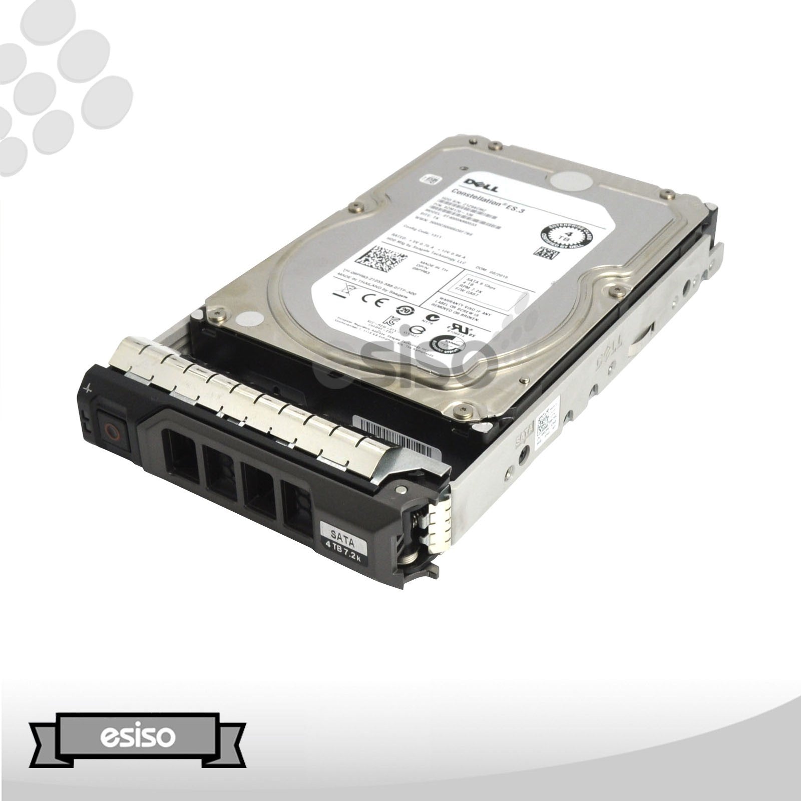 9PR63 09PR63 ST4000NM0033 DELL 4TB 7.2K 6G LFF 3.5" SATA ENTERPEISE HARD DRIVE