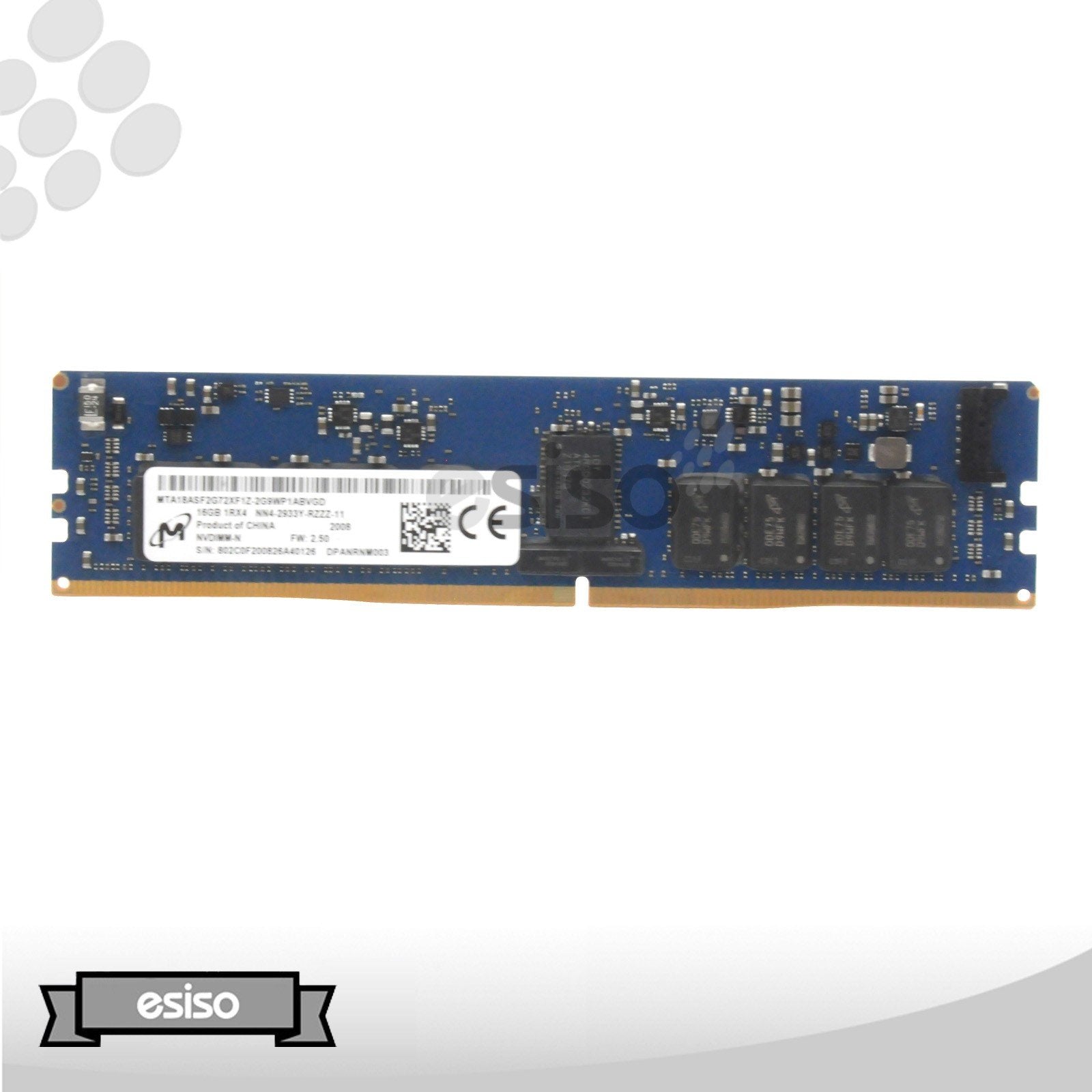 MTA18ASF2G72XF1Z-2G9 MICRON 16GB 1RX4 NN4-2933Y DDR4 1.2V MEMORY MODULE (1x16GB)