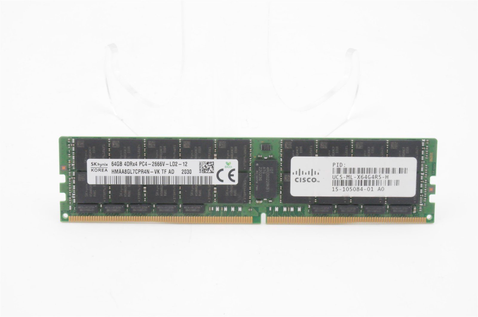 15-105084-01 UCS-ML-X64G4RS-H HMAA8GL7CPR4N-VK CISCO 64GB 4DRX4 PC4-2666V MEMORY (1x64GB)