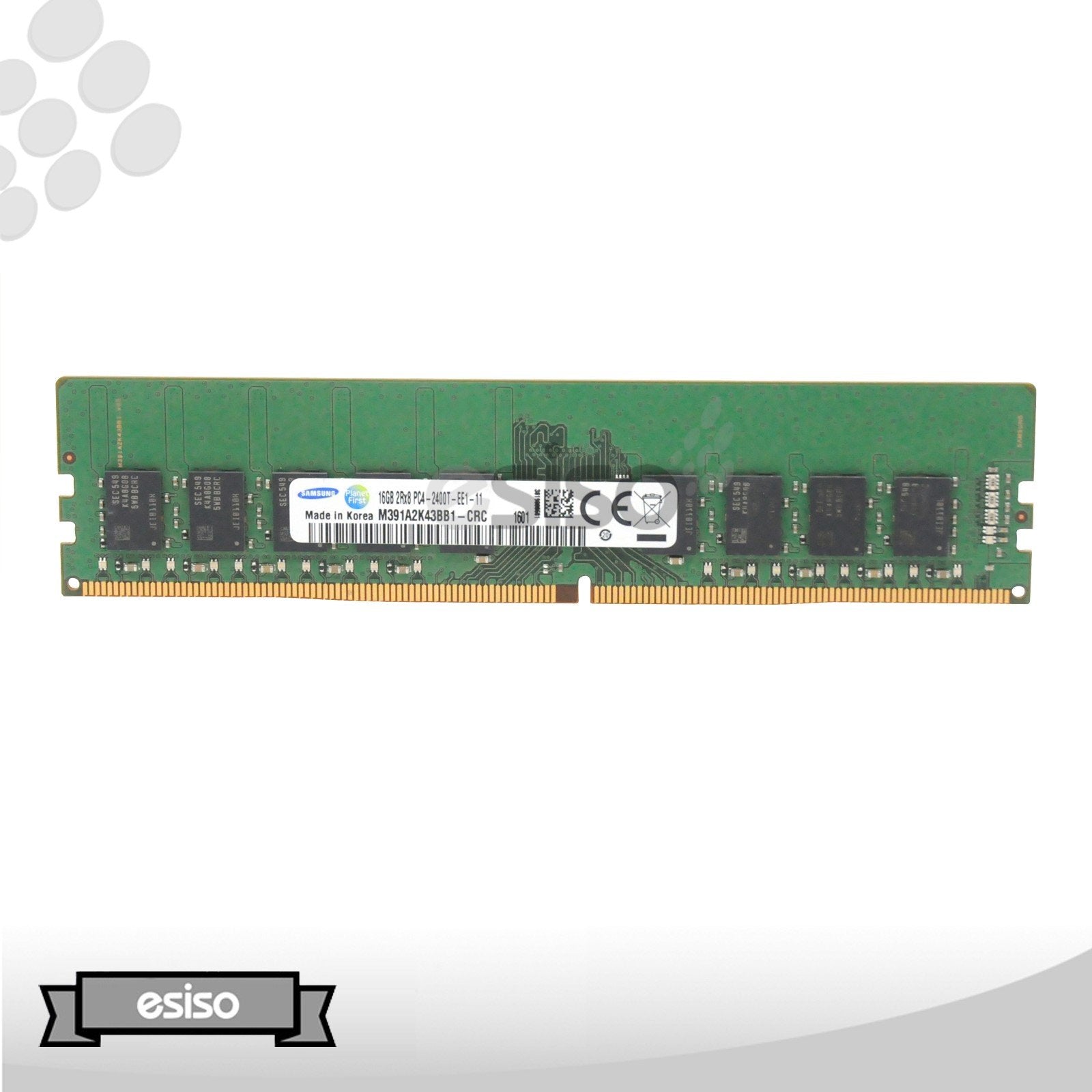 M391A2K43BB1-CRC SAMSUNG 16GB 2RX8 PC4-2400T DDR4 1.2V MEMORY MODULE (1x16GB)