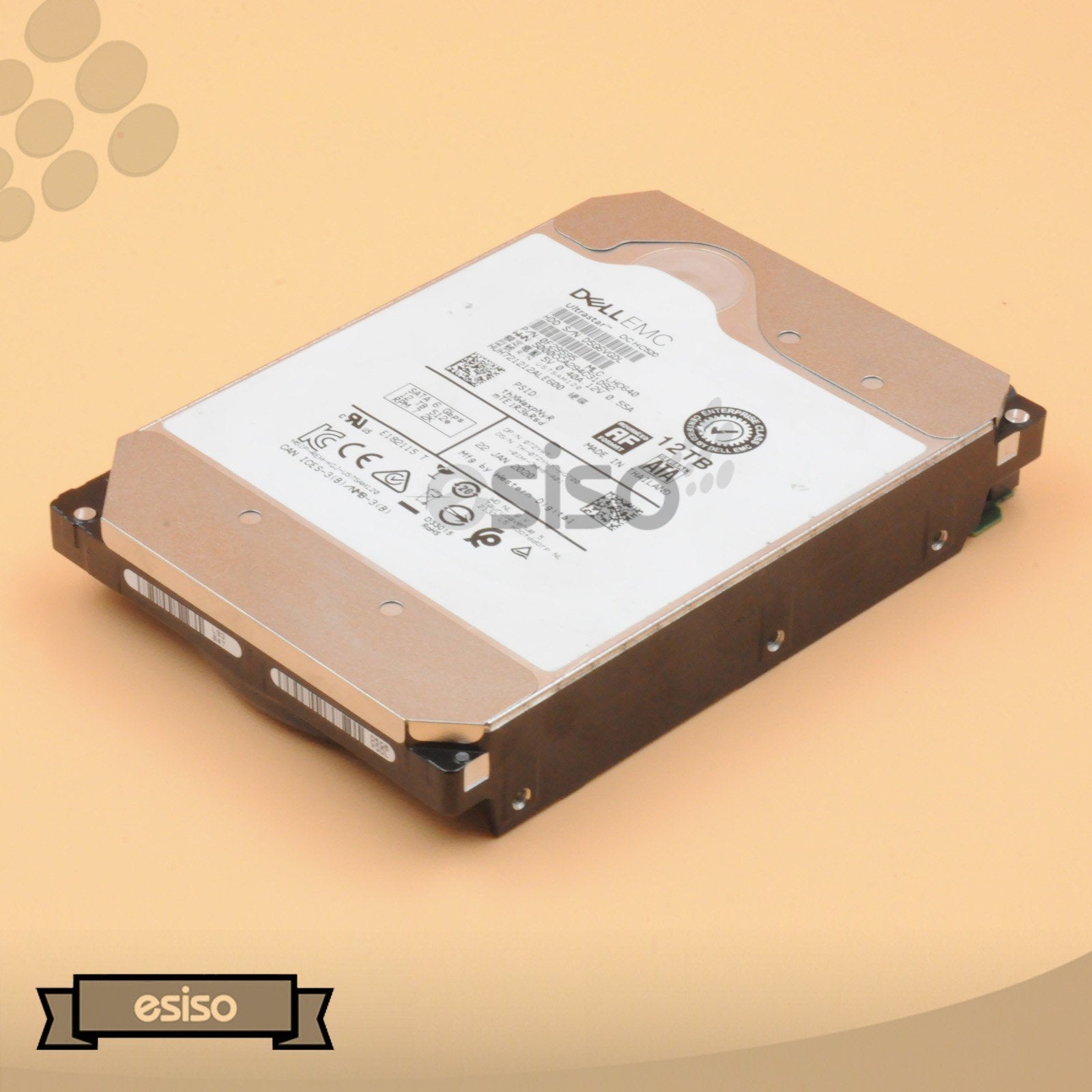 T2YHT 0T2YHT HUH721212ALE600 DELL 12TB 7.2K 6G LFF 3.5" SATA 512E HARD DRIVE