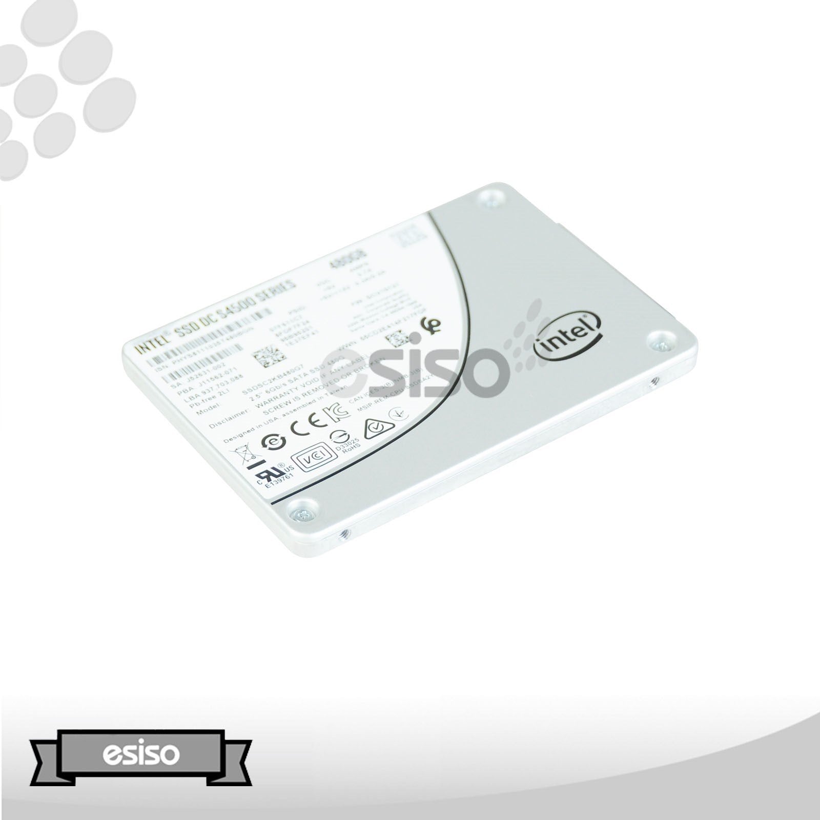 SSDSC2KB480G7 INTEL DC S4500 SERIES 480GB 6G SFF 2.5" SATA TLC SOLID STATE DRIVE