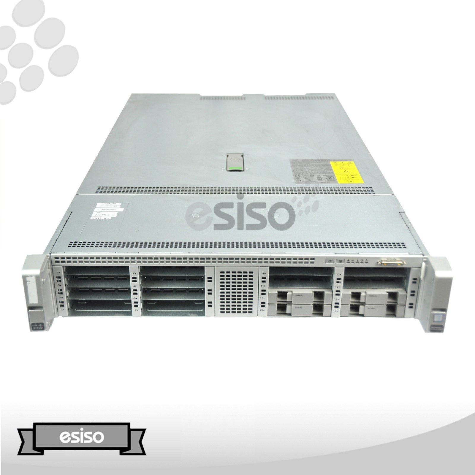 CISCO UCS C240 M4 16SFF 2x 4C E5-2637V4 3.3GHz 192GB RAM 16x TRAY NO RAIL