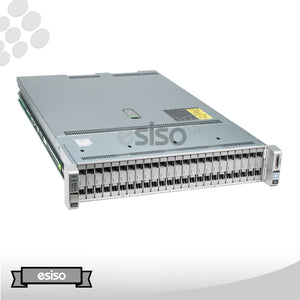 CISCO UCS C240 M4 8SFF SERVER 2x12 CORE E5-2678V3 2.5GHz 64GB RAM NO HDD NO RAIL