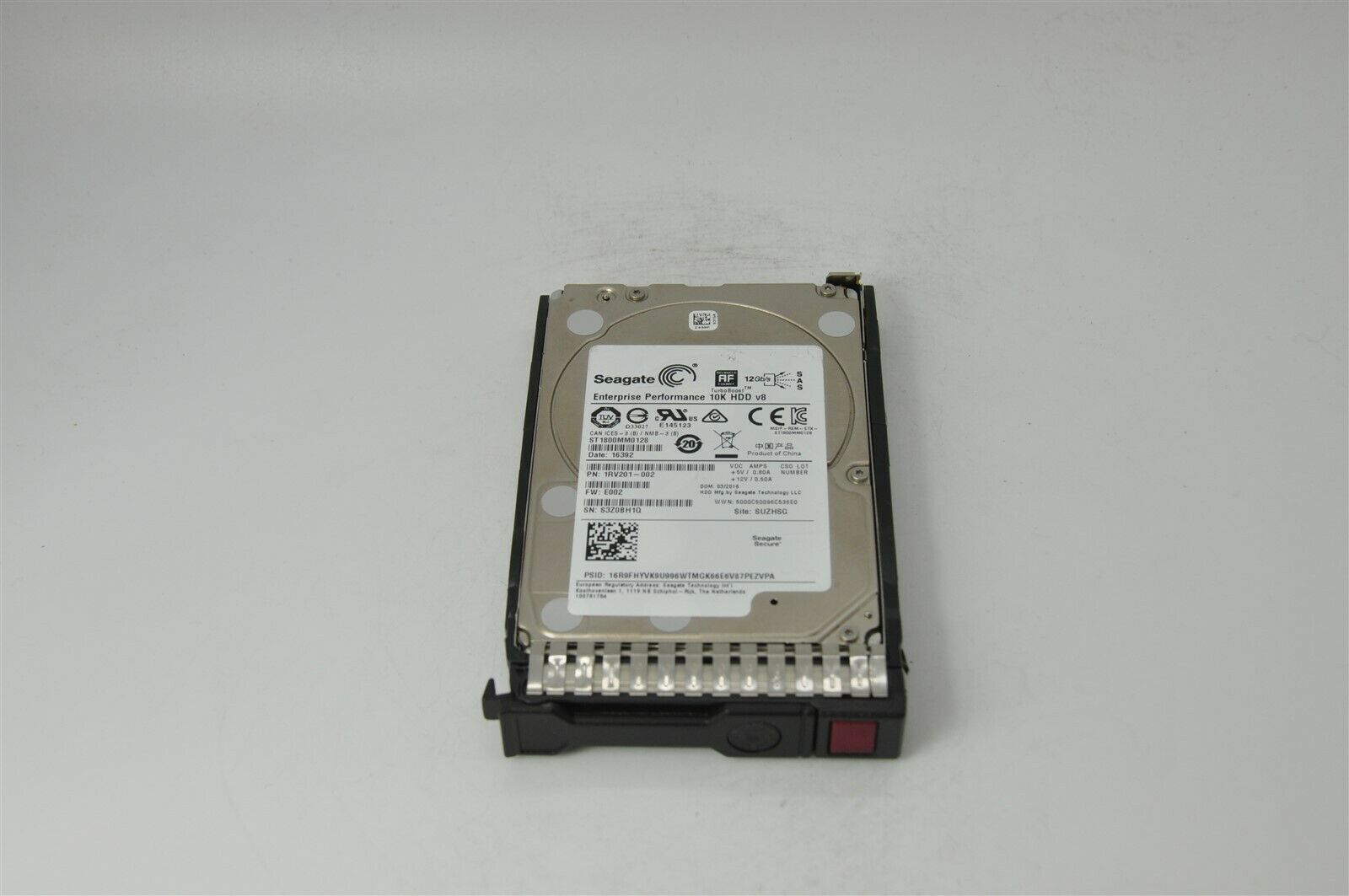 ST1800MM0128 SEAGATE 1.8TB 10K 12G SFF 2.5" SAS HDD FOR HP DL380E DL380P G8 G9
