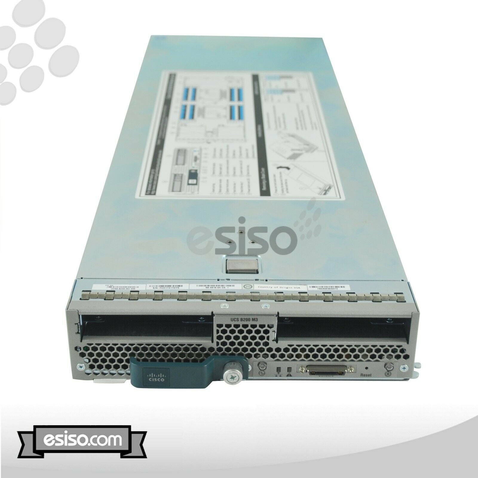 CISCO UCS 5108 CHASSIS 8x B200 M2 2x 6 CORE X5650 2.66GHz 64GB RAM NO HDD