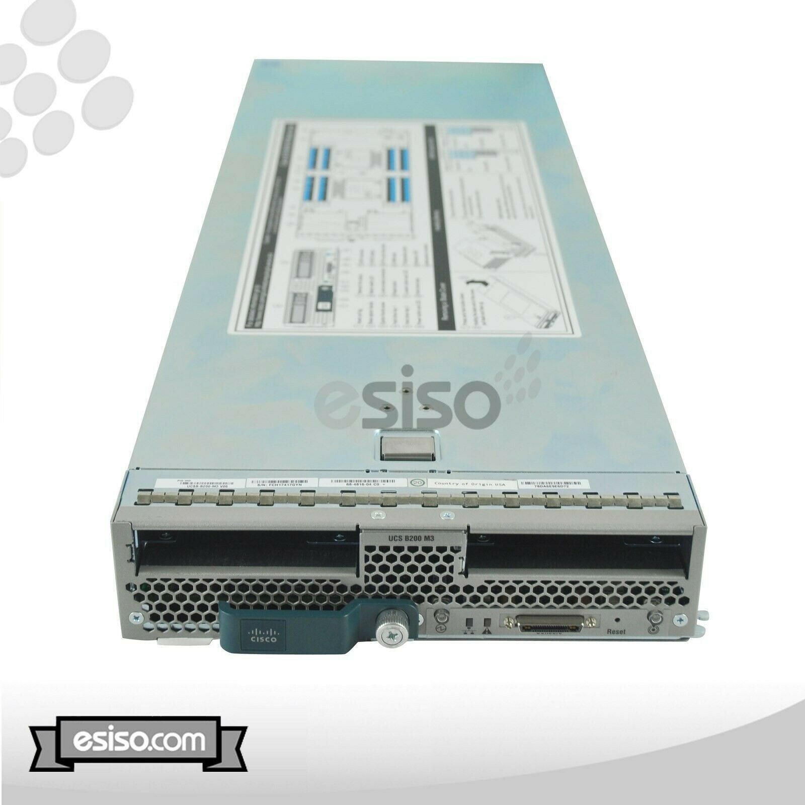 CISCO UCS B200 M3 BLADE 2x EIGHT CORE E5-2670 2.6GHz 192GB RAM 2x 300GB SAS