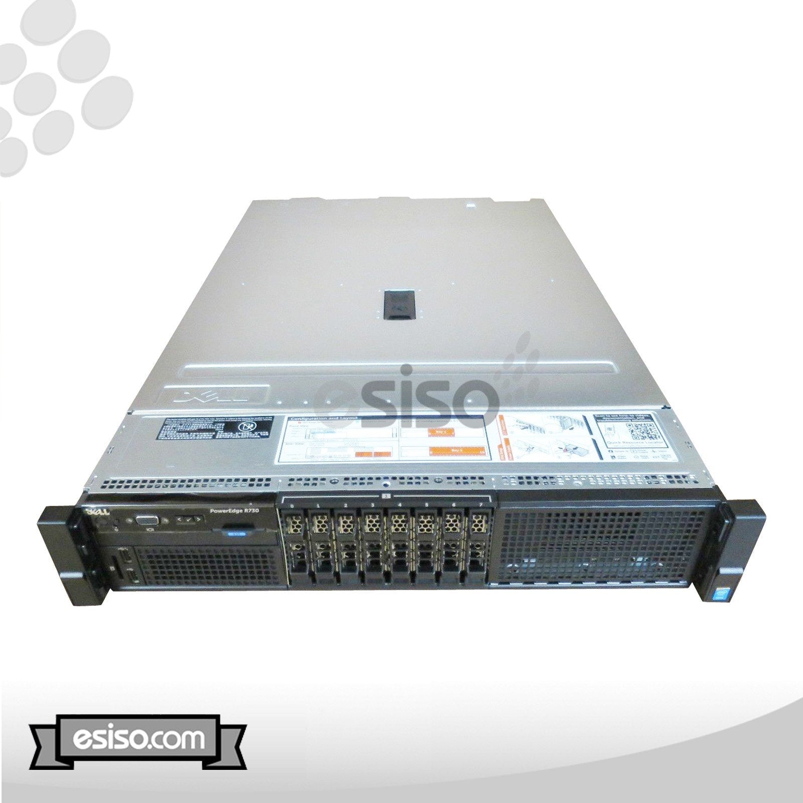 DELL POWEREDGE R730 8SFF 2x 18CORE E5-2697V4 2.3GHz 256GB RAM 8x 960GB SSD H730
