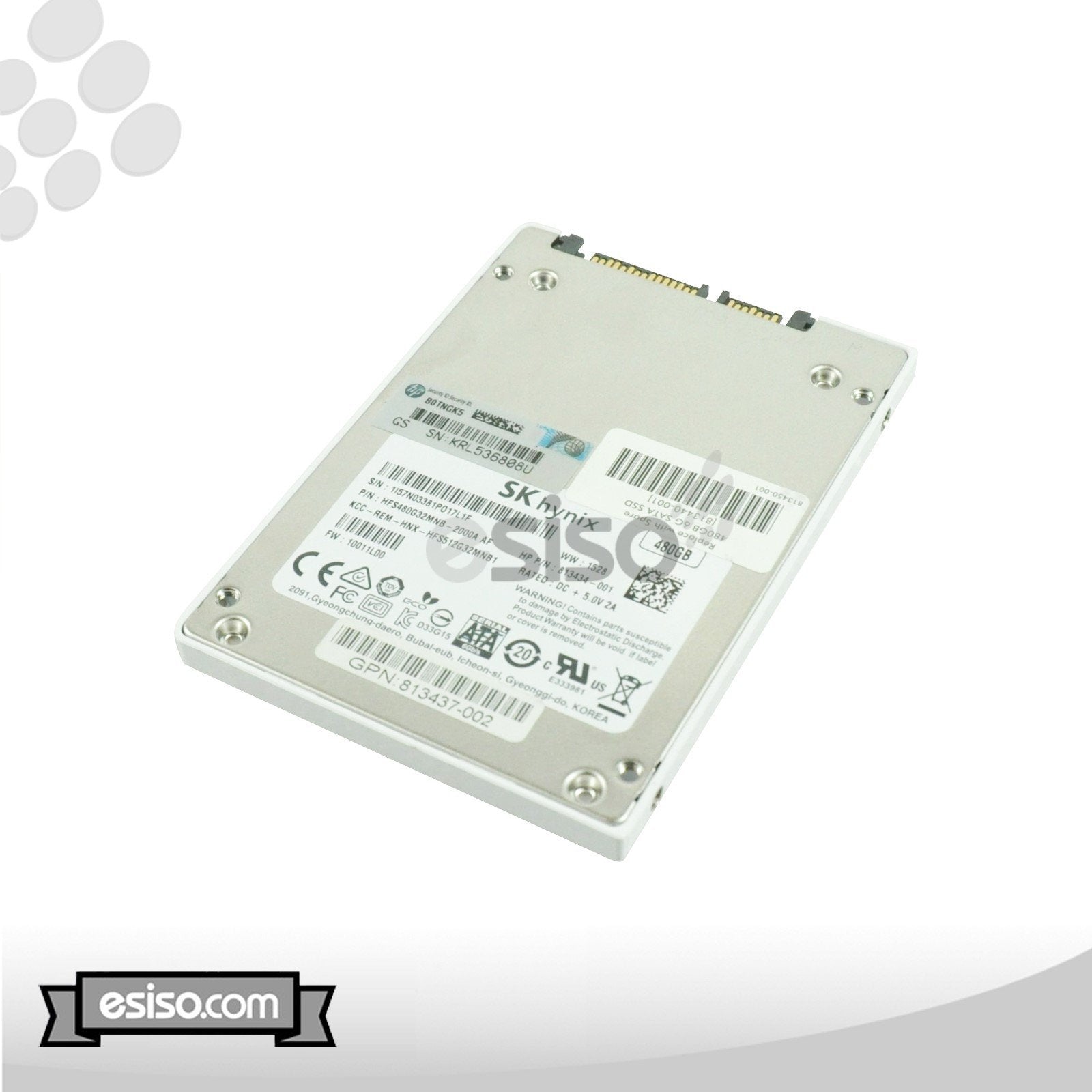 NEW 813435-B21 813440-001 HPE 480GB 6G SFF 2.5" SATA VE SSD - 0 HOURS
