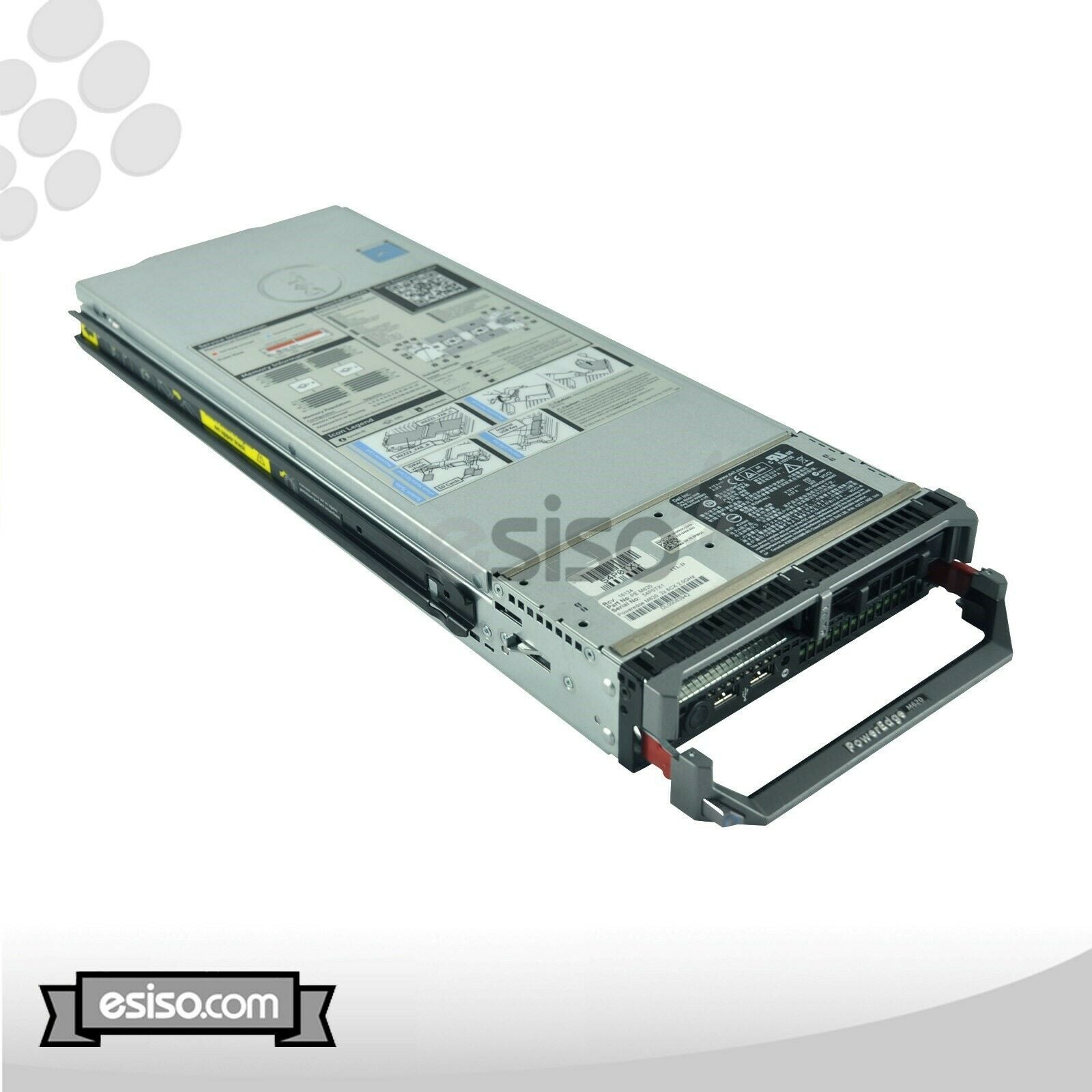 Dell PowerEdge M1000e 1x M620 Blade Ten Core E5-2680v2 2.8GHz 48GB RAM 146GB SAS