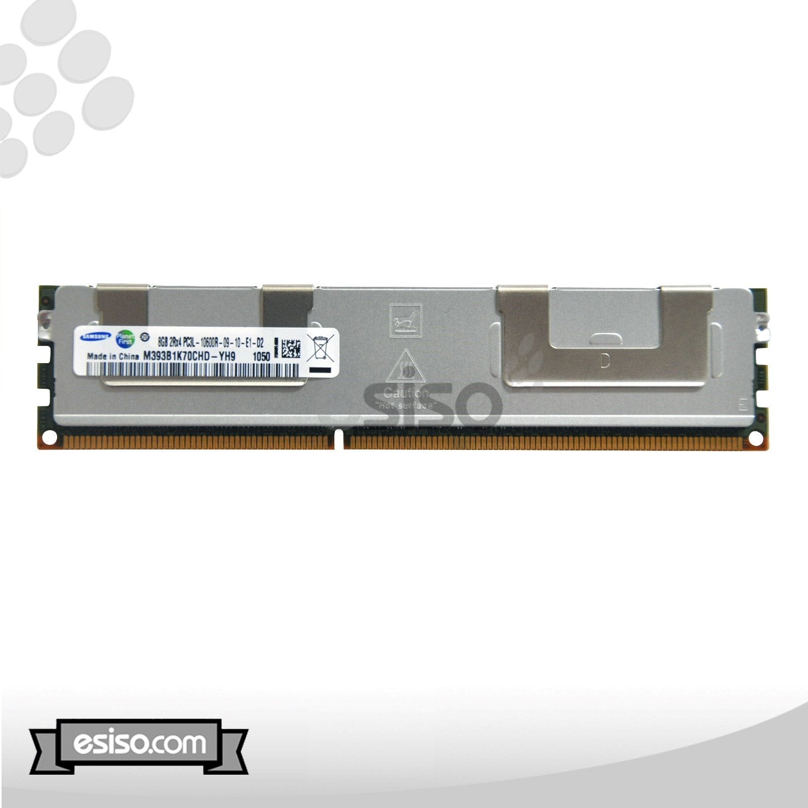 LOT OF 2 M393B1K70CHD-YH9 SAMSUNG 8GB 2RX4 PC3L-10600R DDR3 1.35V MEMORY MODULE (2x8GB)