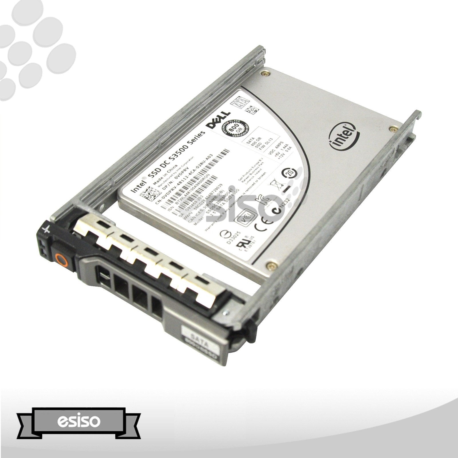 VDPRV 0VDPRV SSDSC2BB800G4T DELL 800GB 6G 2.5" SATA INTEL S3500 SERIES SSD
