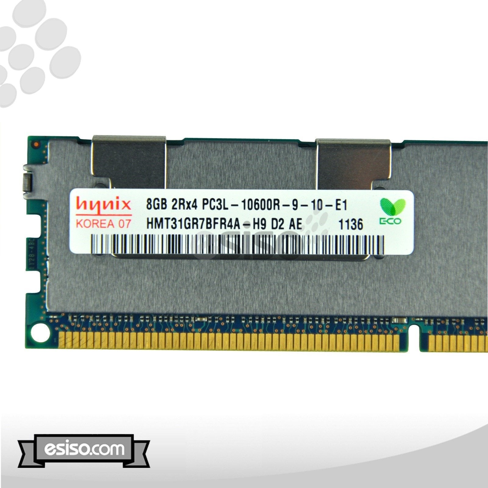 HMT31GR7BFR4A-H9 HYNIX 8GB 2RX4 PC3L-10600R DDR3 1.35V MEMORY MODULE (1x8GB)