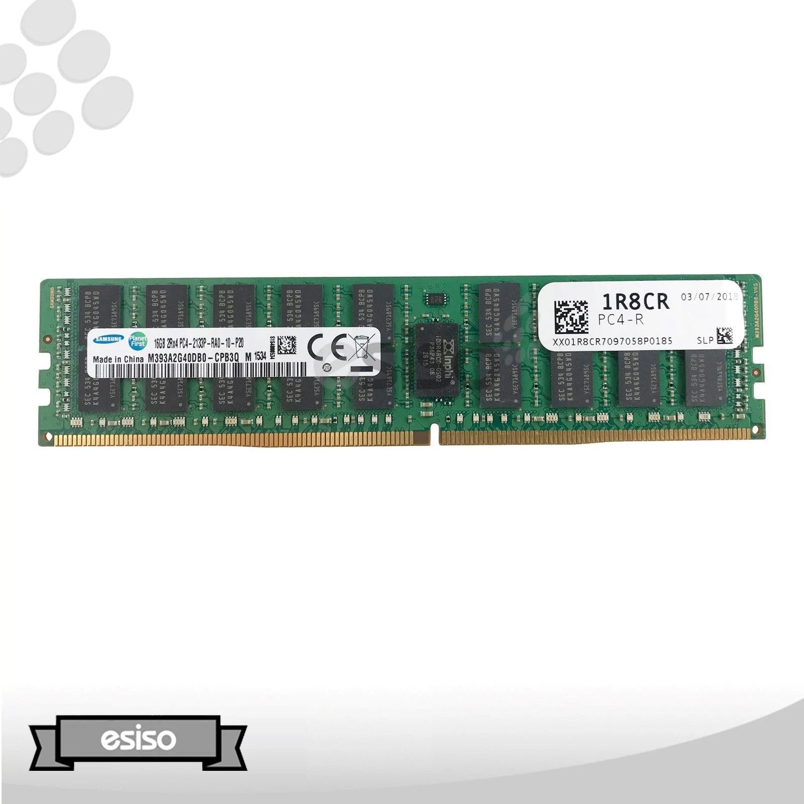 SNP1R8CRC/16G M393A2G40DB0-CPB DELL 16GB 2Rx4 PC4-2133P DDR4 1.2V MEMORY (1x16GB)
