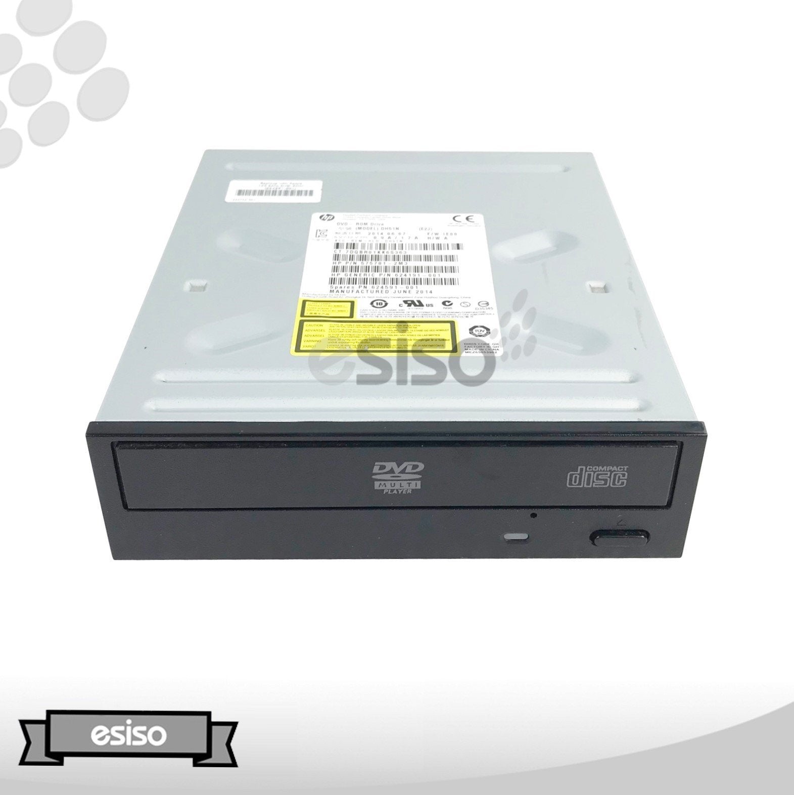 LOT OF 4 624591-001 624189-B21 HPE SATA OPTICAL DRIVE DVD ROM MODULE